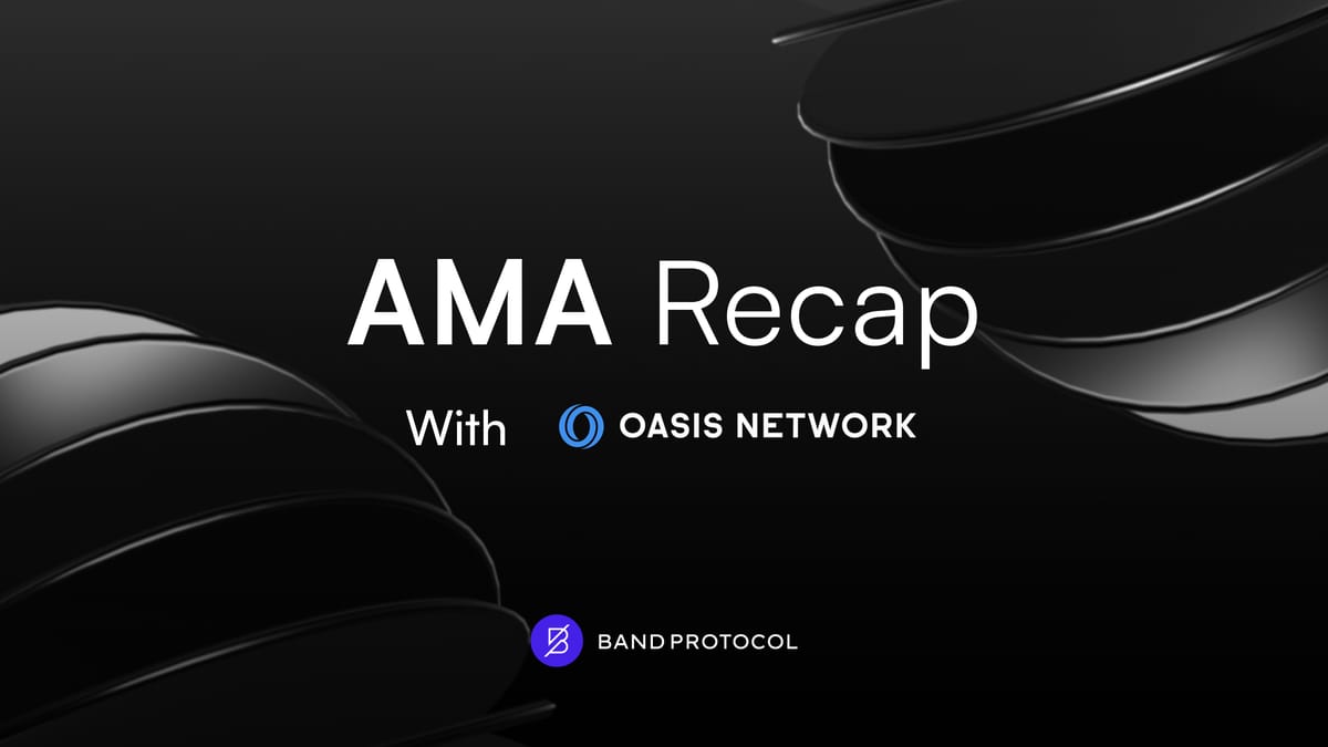 Oasis Network confidential smart contracts architecture