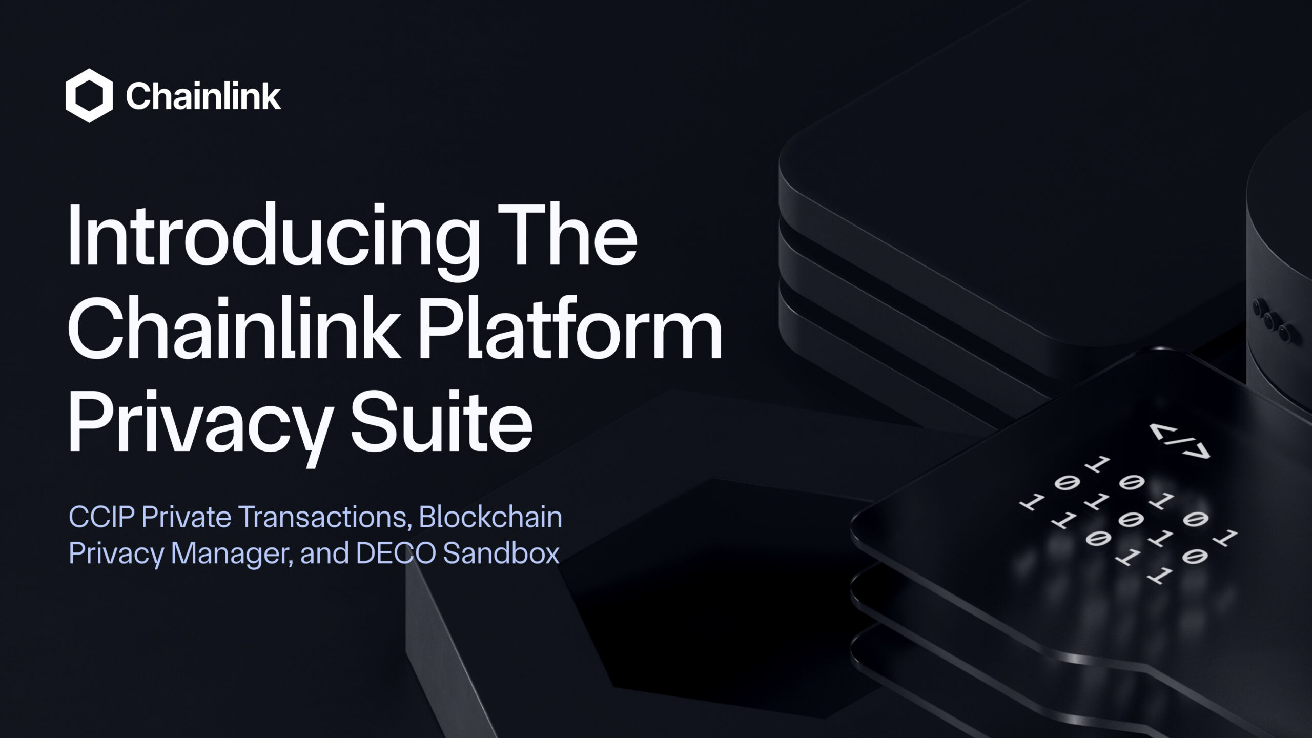 Chainlink Blockchain Privacy Manager private cross-chain transaction